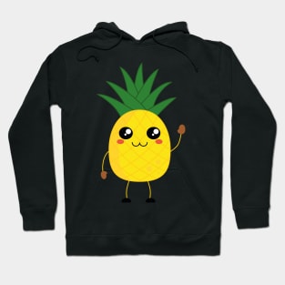 kawaii pineapple hi Hoodie